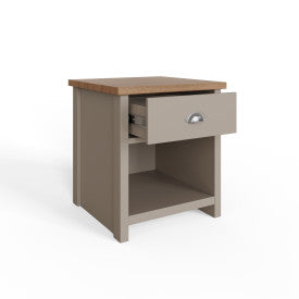 Lancaster Grey Lamp Table | Two-Tone Side Table UK