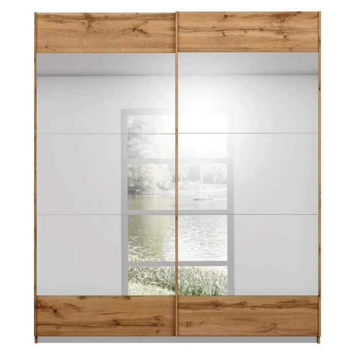 Rauch Malibu Artisan Oak Sliding Door Wardrobe