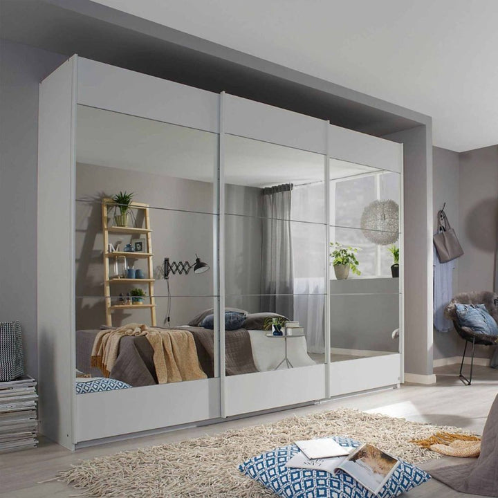 Rauch Malibu Silk Grey 3 Sliding Door Wardrobe