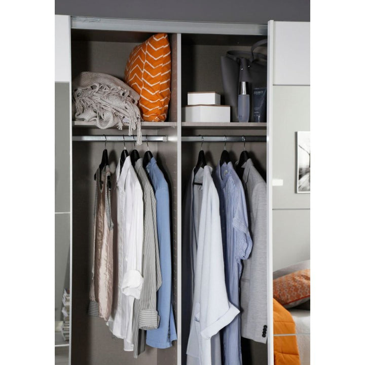 Rauch Malibu Silk Grey 3 Sliding Door Wardrobe