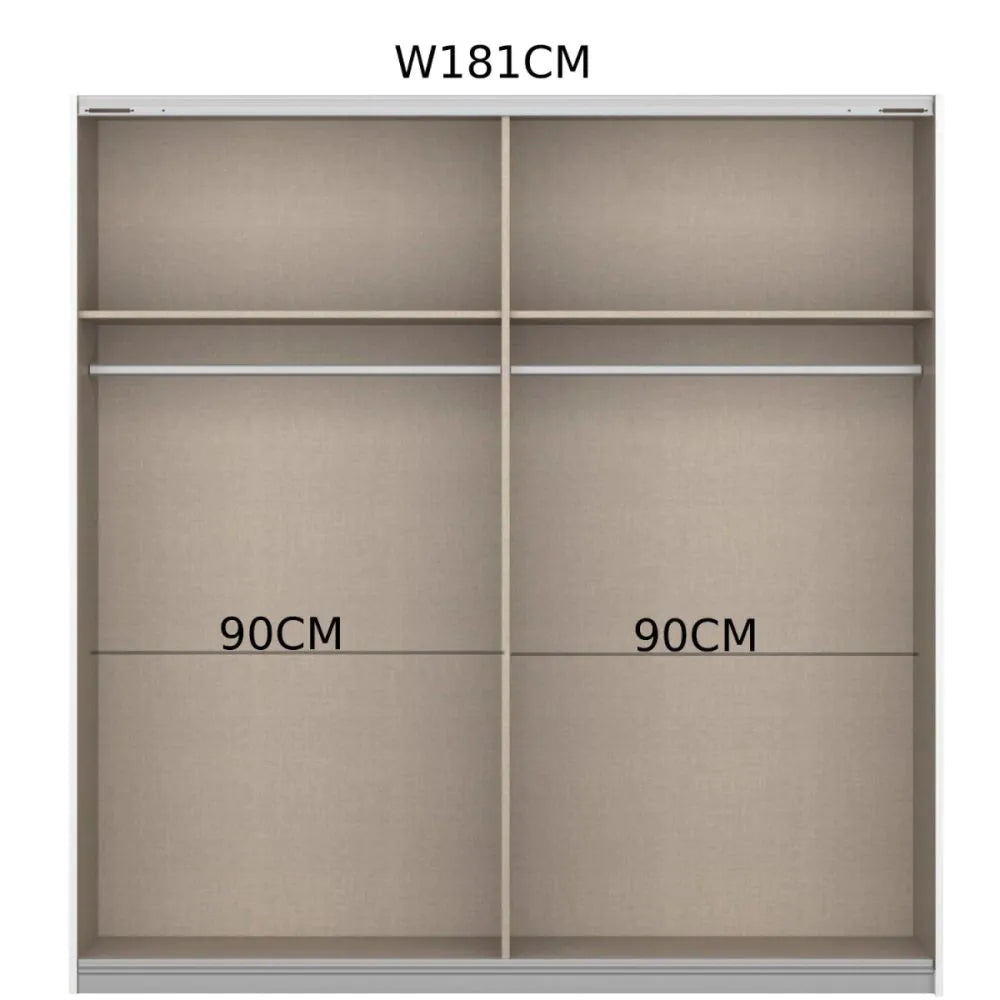 Rauch Malibu Artisan Oak Sliding Door Wardrobe