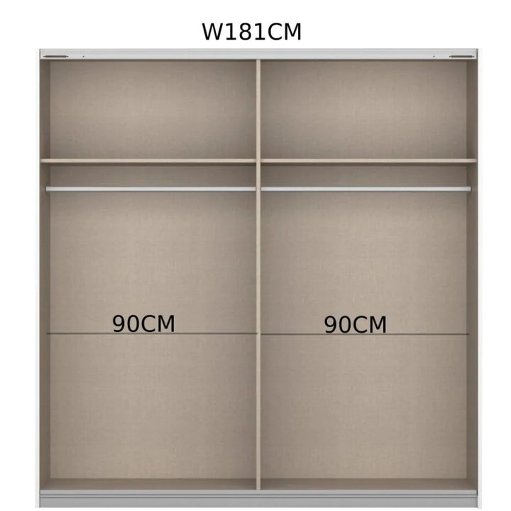 Rauch Malibu Artisan Oak Sliding Door Wardrobe