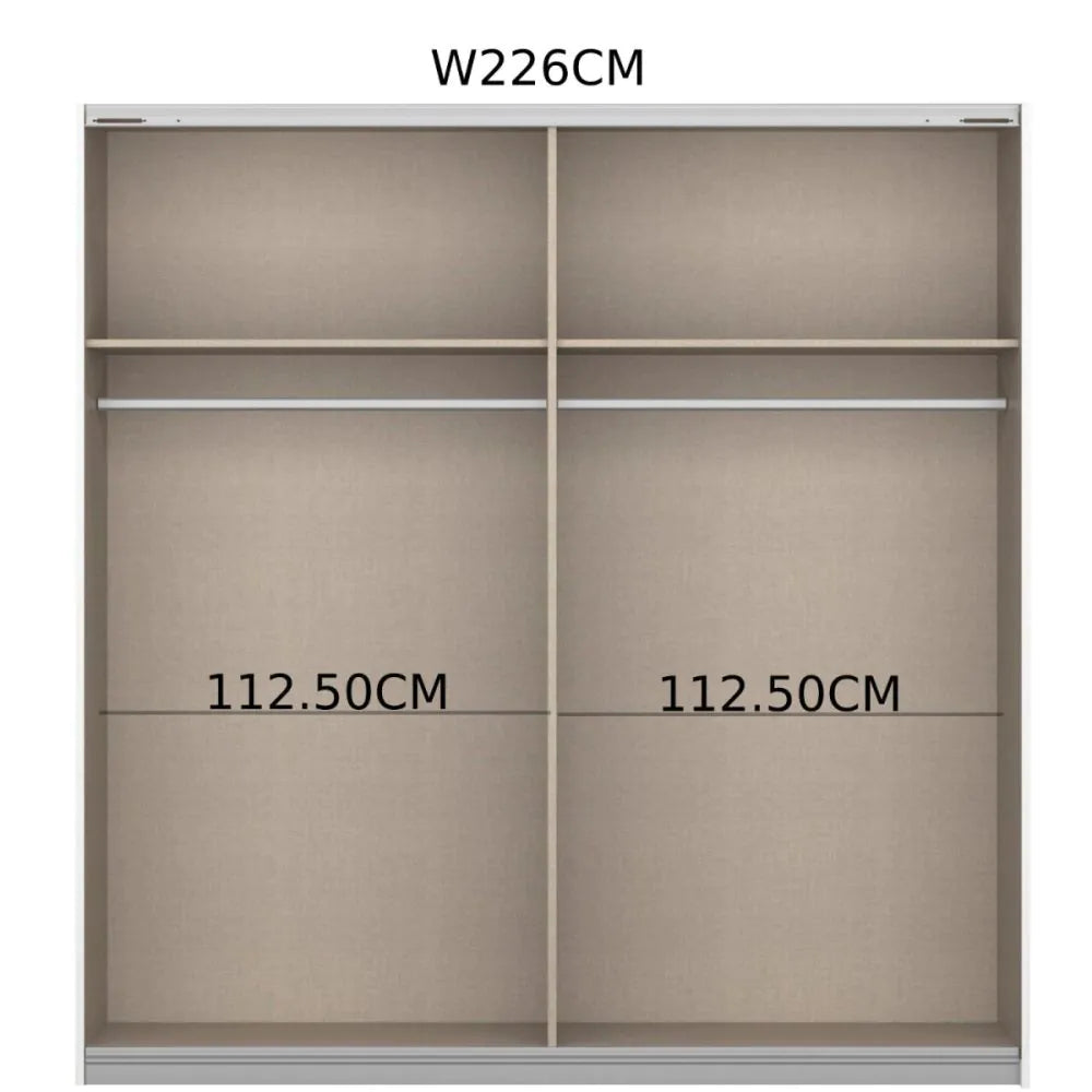Rauch Malibu Artisan Oak Sliding Door Wardrobe