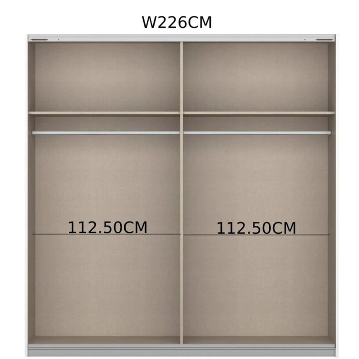 Rauch Malibu Artisan Oak Sliding Door Wardrobe