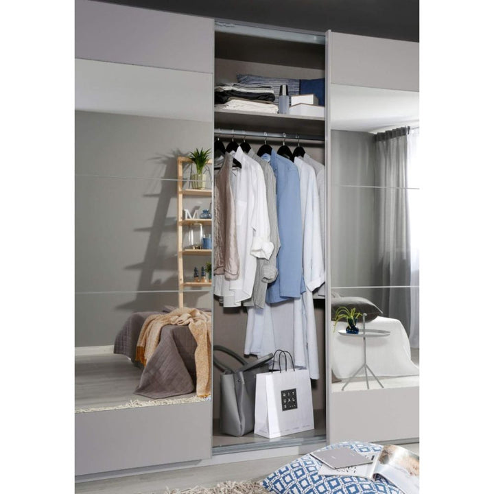Rauch Malibu Silk Grey 3 Sliding Door Wardrobe