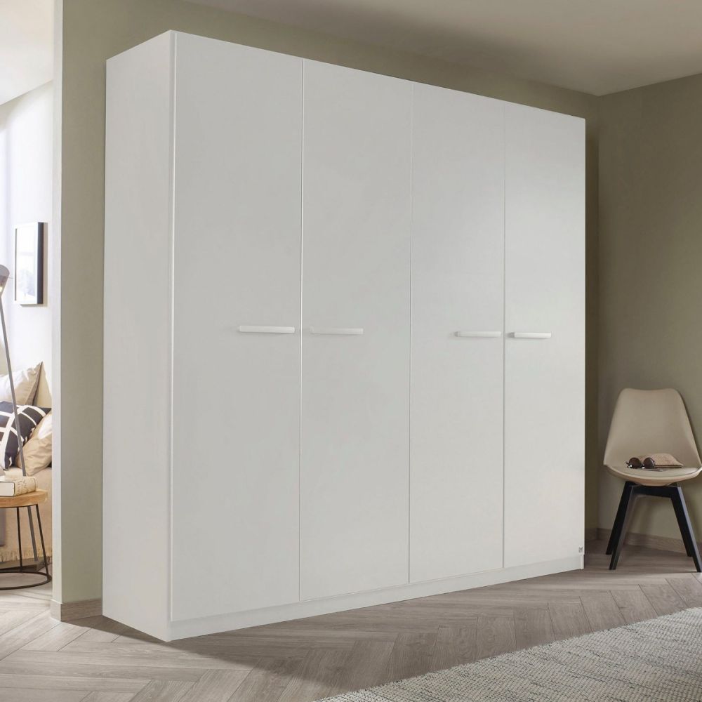 Rauch Modi Alpine White 4 Door Hinged Wardrobe