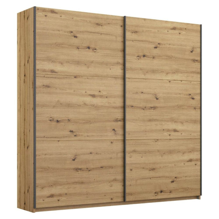 Rauch Bristol Artisan Oak Sliding Door Wardrobe 131CM