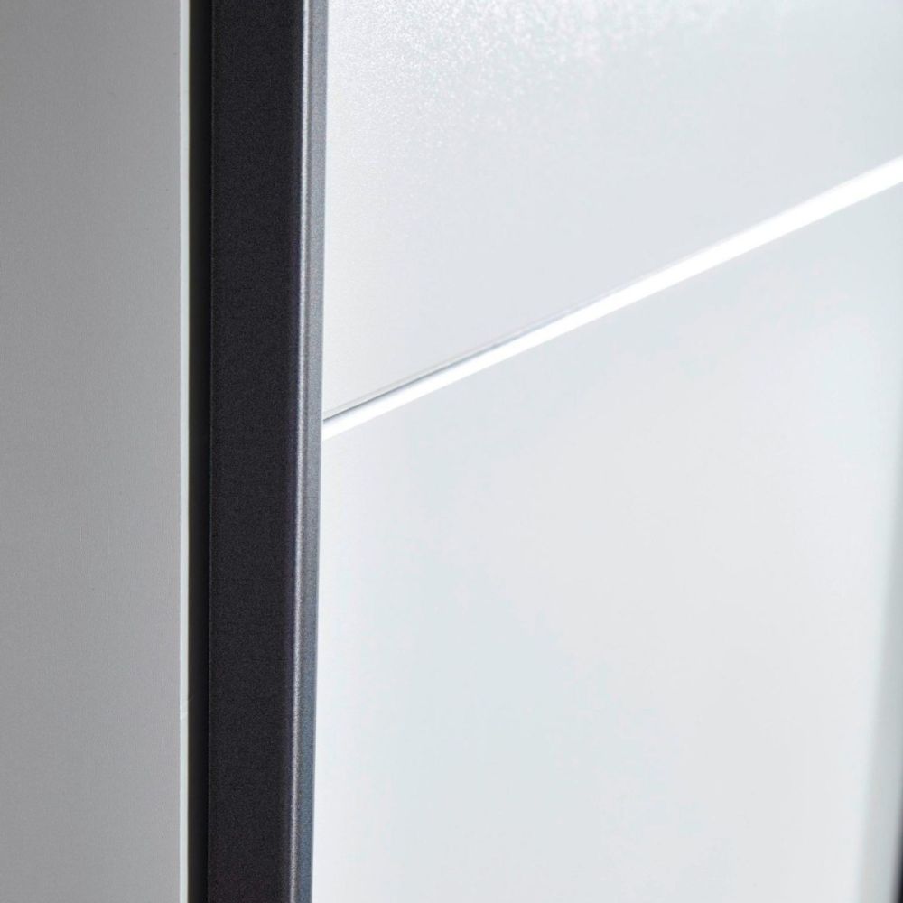 Rauch Bristol White Sliding Door Wardrobe 131CM