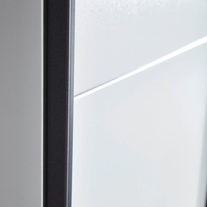 Rauch Bristol White Sliding Door Wardrobe 131CM