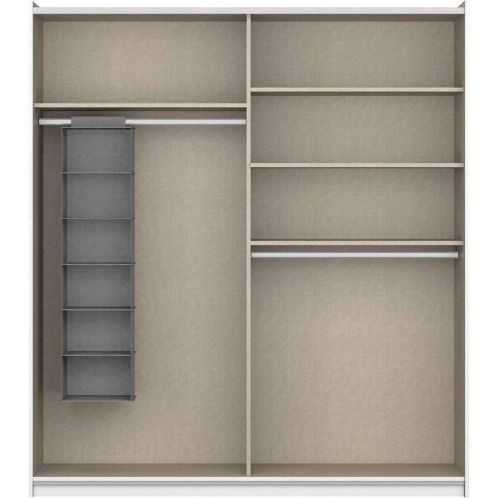 Rauch Bristol Artisan Oak With Metallic Grey Sliding Door Wardrobe 131CM