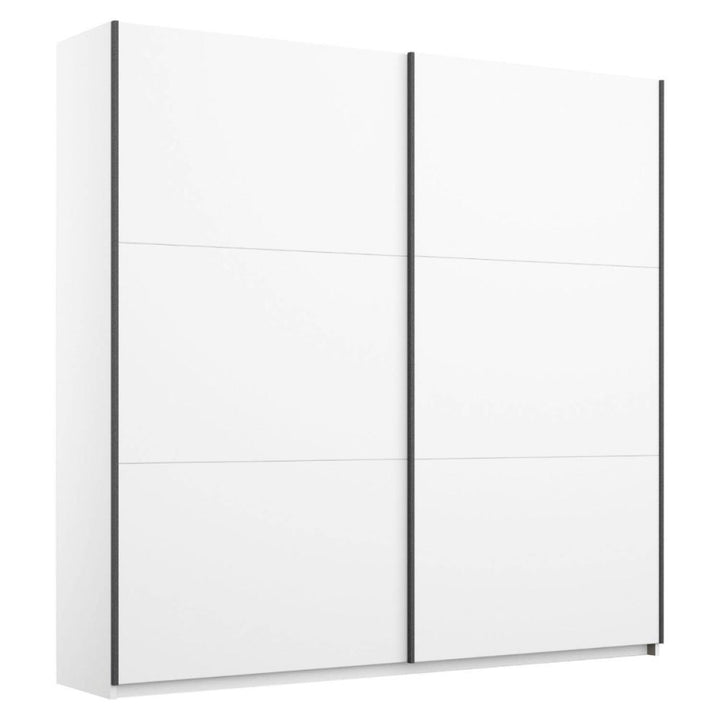 Rauch Bristol White Sliding Door Wardrobe 131CM