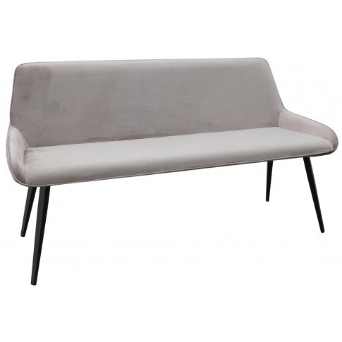 Stamford Bench - Taupe Velvet