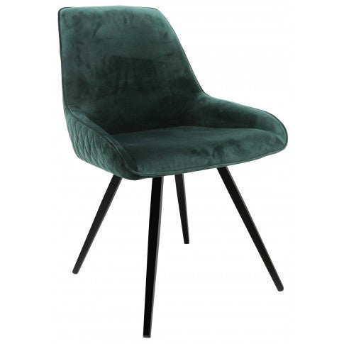 Stamford Dining Chair - Green Velvet