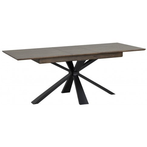 Stamford 160 Extending Dining Table With Metal Base