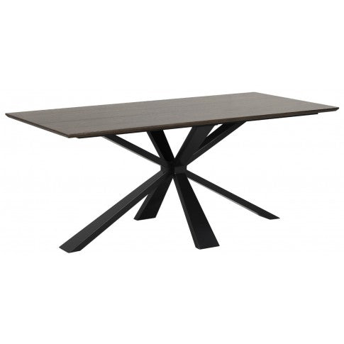 Stamford 180 Fixed Top Dining Table With Metal Base