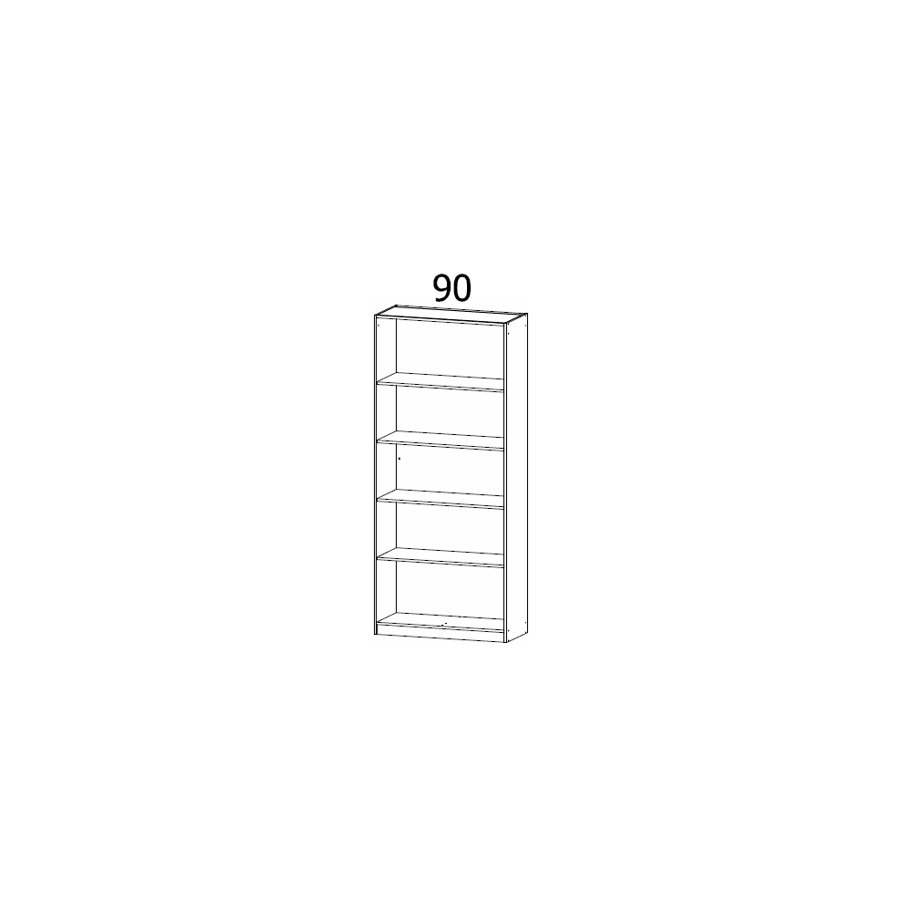 Rauch Acero Artisan Oak Full Mirror Hinged Door Wardrobe