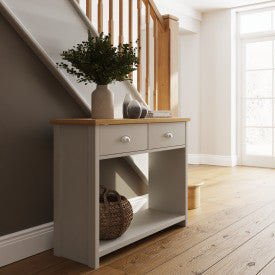 LANCASTER CONSOLE HALL TABLE GREY