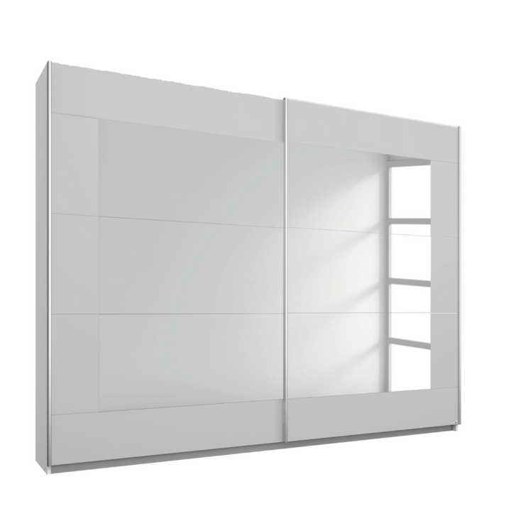 Rauch Alegro 1.81M Silk Grey Sliding Door German Wardrobe