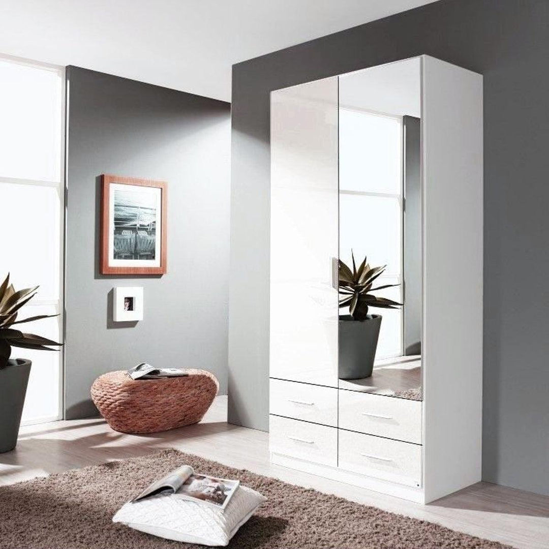 Stuttgart Hinged Combi 2 Door Wardrobe