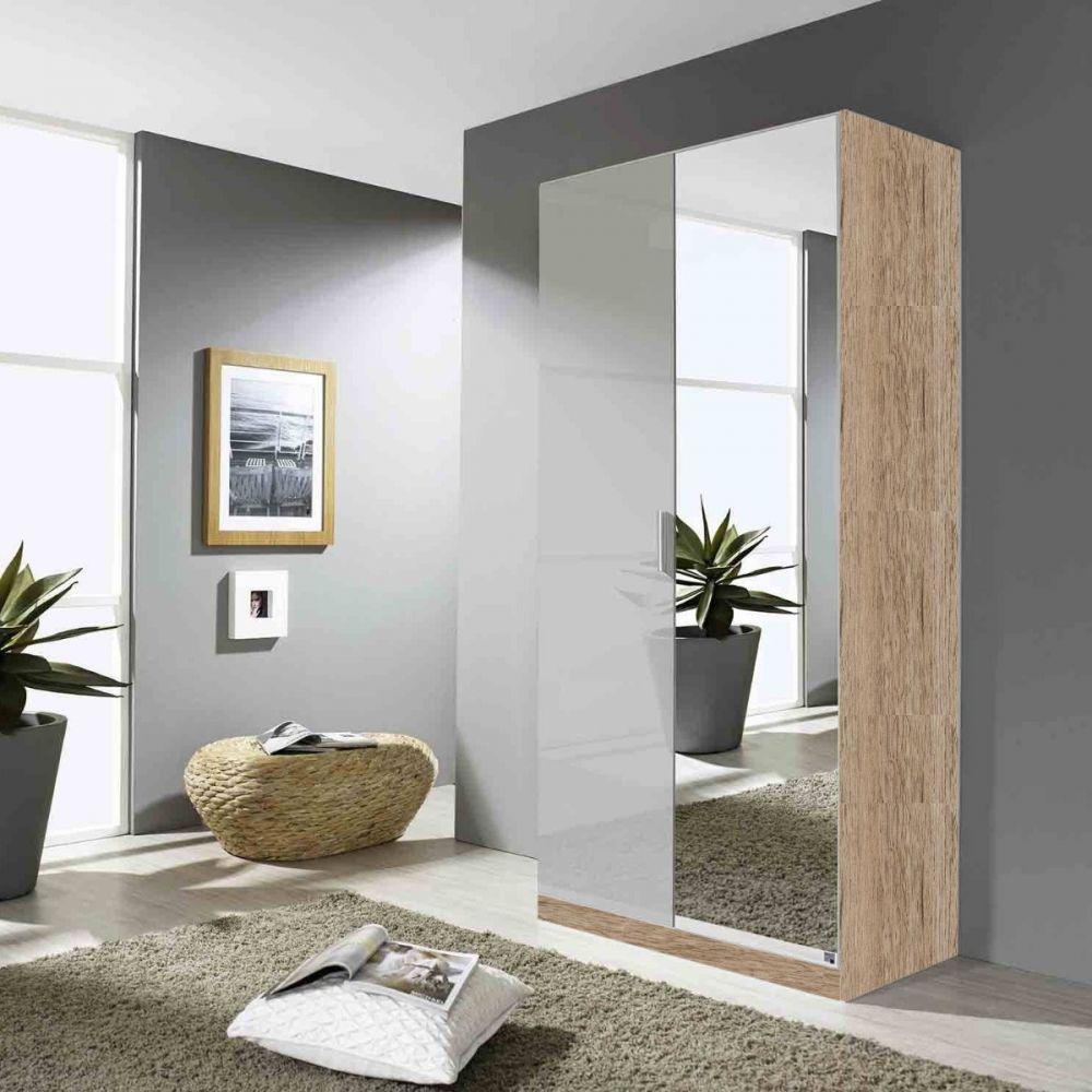 Stuttgart 2 Door Hinged Wardrobe With Mirror