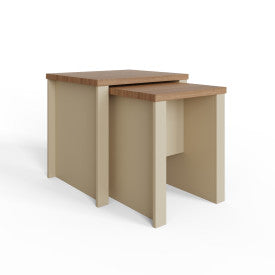 LANCASTER NESTING TABLES CREAM