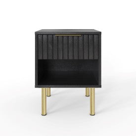 NERVATA LAMP TABLE BLACK