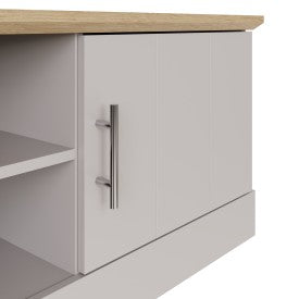 Modern Grey TV Unit with Ample Storage