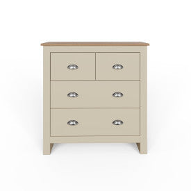 Modern Cream 4-Drawer Chest