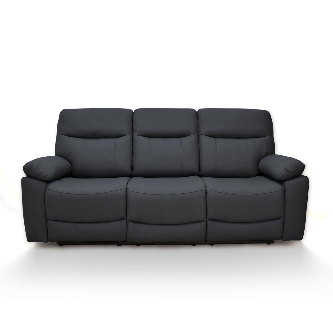 Vancouver 3 Seater Electric Recliner Sofa - Coal