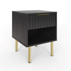 NERVATA LAMP TABLE BLACK