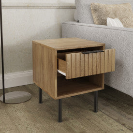 NERVATA LAMP TABLE OAK