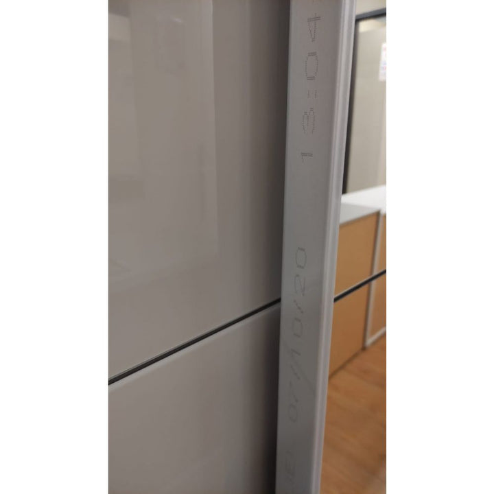 Wiemann Berlin Pebble Grey Glass Front Sliding Door Wardrobe