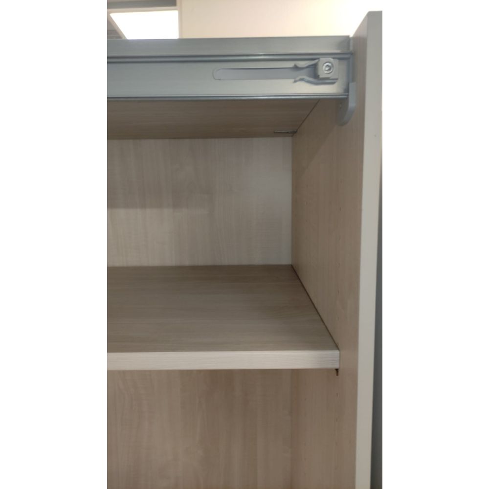 Wiemann Berlin Graphite Glass Front Sliding Door Wardrobe