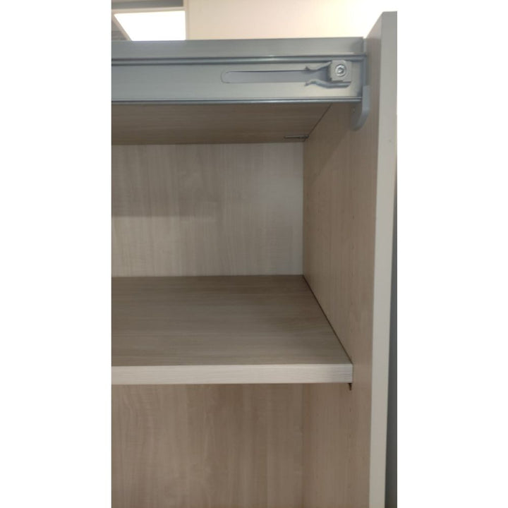 Wiemann Berlin Graphite Glass Front Sliding Door Wardrobe