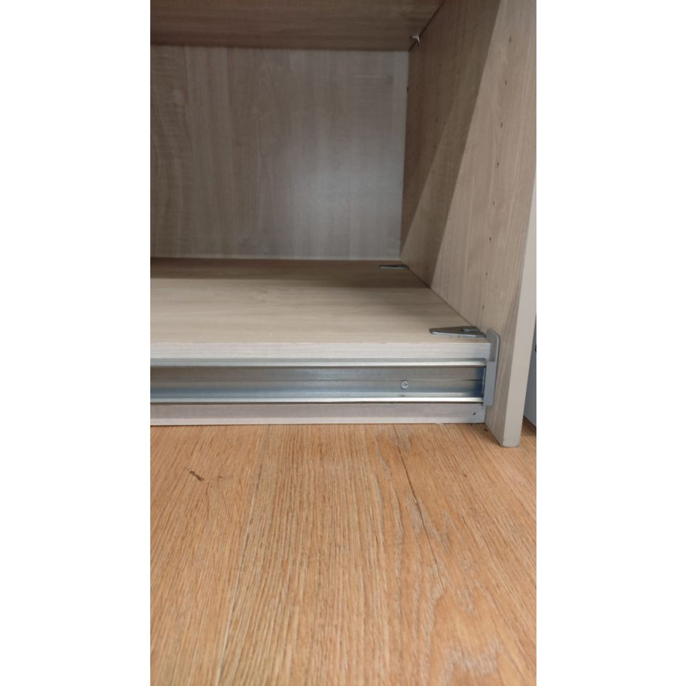Wiemann Berlin Graphite Glass Front Sliding Door Wardrobe