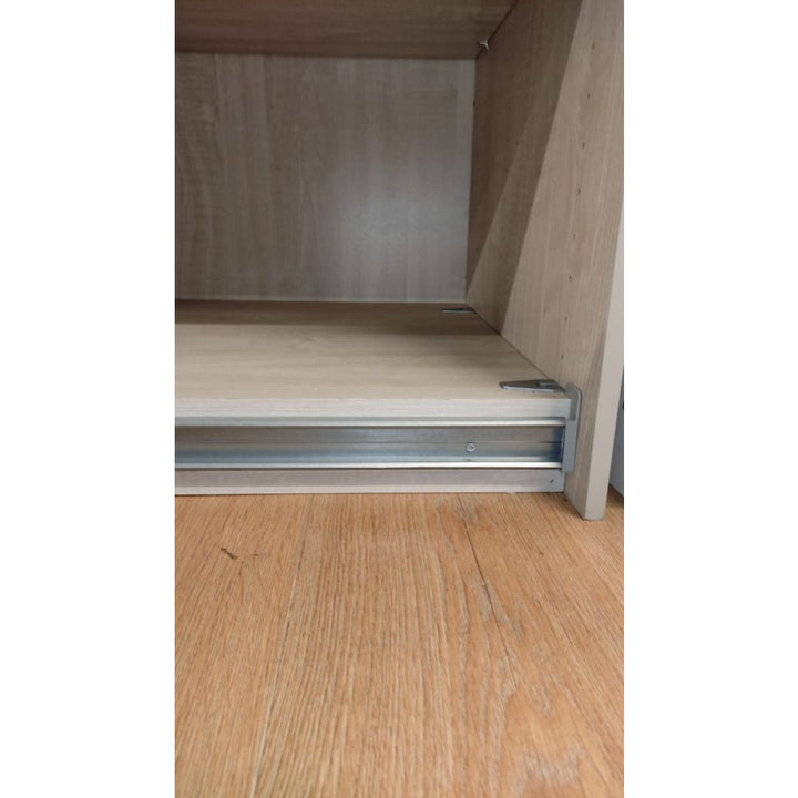 Wiemann Berlin Graphite Glass Front Sliding Door Wardrobe
