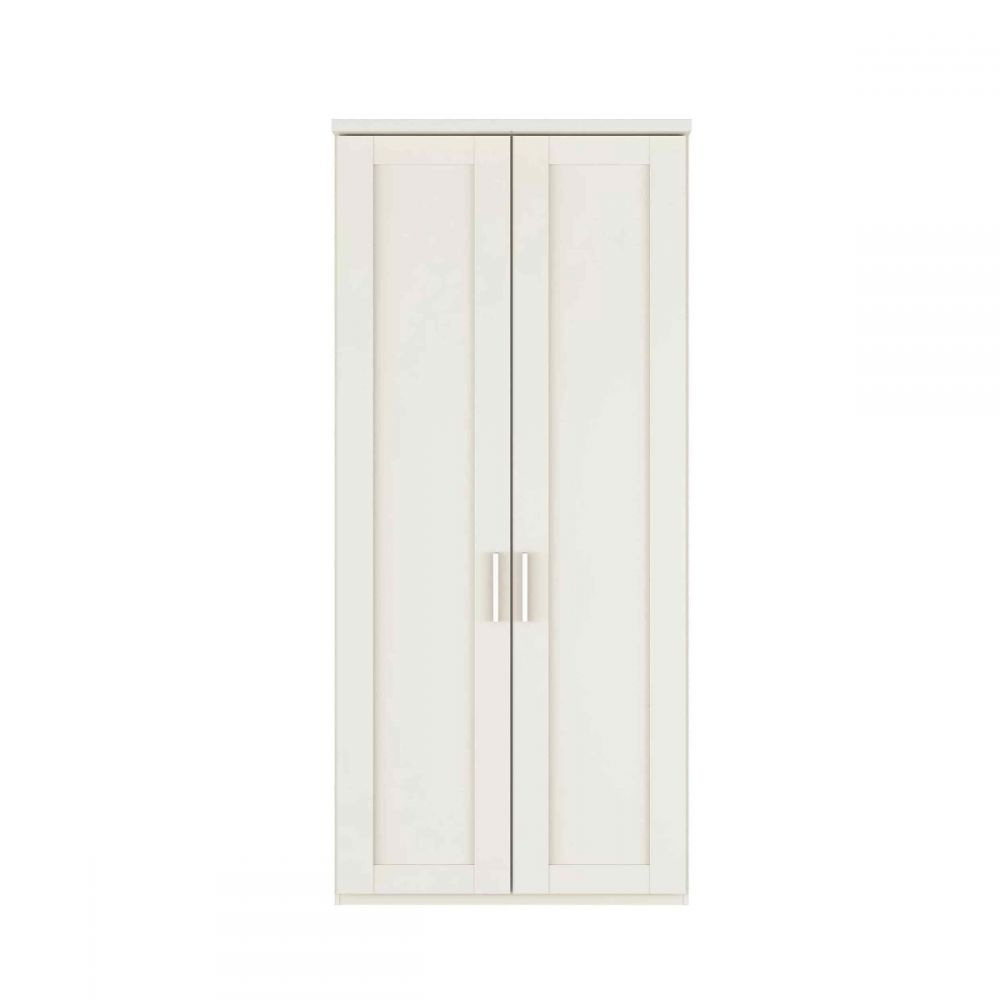 Wiemann Cambridge Mirrored 2 Door Hinged Wardrobe With Cornice