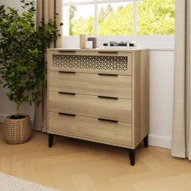 OakEase 4-Drawer Chest