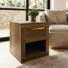 Rustic Oak Prestige Lamp Table