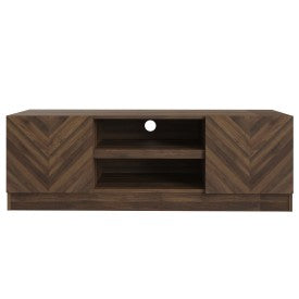 Rich-Walnut Double Door TV Unit Royal Walnut