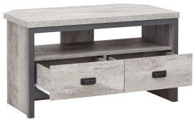 Urban Grey Corner TV Unit with Storage